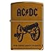 Zippo 7669 Classic Toffee Finish AC/DC Cannon For Those About to Rock Lighter with Zippo Brown Leather Clip Pouchthumb 1