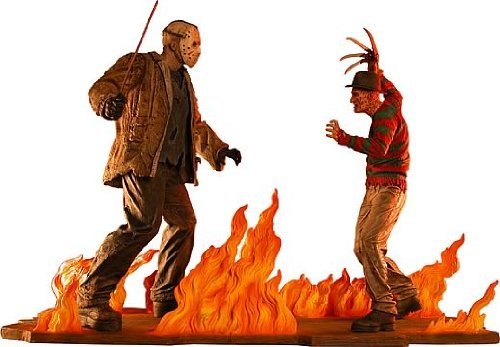 Freddy Vs Jason Resin Statue Set Limited to 650 Pieces