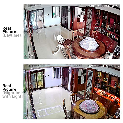 HD Zoom POE Mini IP Camera Security - Revotech - H.265 3MP 2MP 1080P 2.8-12mm Manual Zoom Lens Home Camera Indoor Surveillance Motion Detection ONVIF P2P CCTV Cam System(I712-P Black)