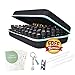 BES CHAN Beschan 70 Essential Oil Holder Traveling Carrying Case Storage Box Hard Shell Dense Foam writable Labels Opener Holds 20/15/10/5 ml Aromatherapy Bottles Roller Bottles-13.2
