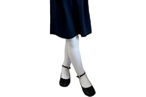 COTTON DAY 2 Pack Kids Girls School Dress Cotton Tights Black White Navy Blue Burgundy