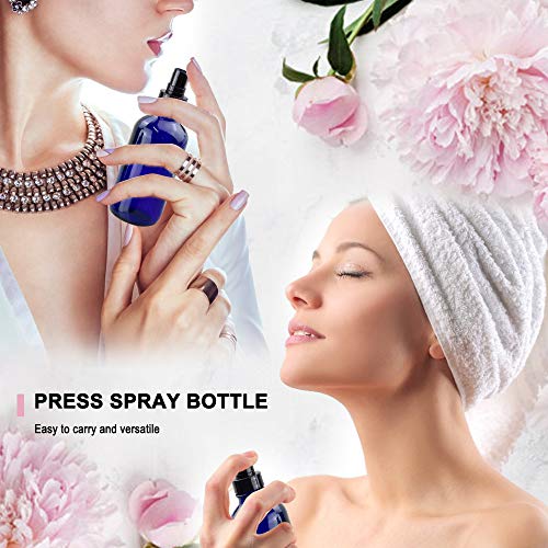 Glass Spray Bottle, Wedama 8 Glass Spray Bottle Set(16/4oz), 24 10 ml Essential Oil Roller Bottles Kits with& Accessories for Aromatherapy Facial Hydration Watering Flowers Hair Care - Thumbnail 3