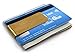 Money Clip Classic Cash & Credit Card Holder Wallet • Premium Slim Polished Brass & Stainless Steel Steel for Men and Women • 0.6mm Ultra Thin Profile (Polished Gold Brass)