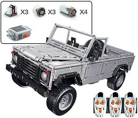 ElevenY in Stock 3643pcs Technic Series Remote Control Wild Off-Road RC SUV Vehicles Model RC Building Blocks Bricks with 7 Motors DIY Toy for Kids Adult Christmas Birthday Collection Gift