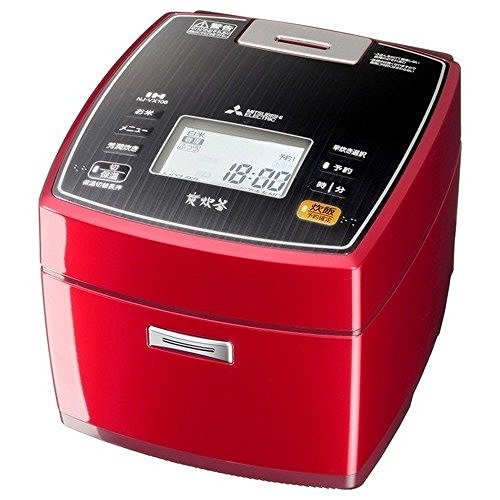 Mitsubishi Electric Ih Rice Cookers Bincho Sumisumi ª Y 5 5 Go Cook Ruby Red Nj Vx106 R Pricepulse