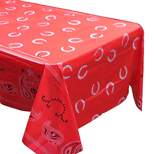 Blue Orchards Western Party Tablecovers (2), Cowboy Birthdays, Cowgirl Party Supplies, Western Decorations, Old West Celebrations, Square Dances