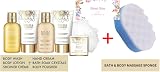Temas Sweet Mandarin Grapefruit Body Wash Lotion Hand Cream Gift Set 7 Piece view 4