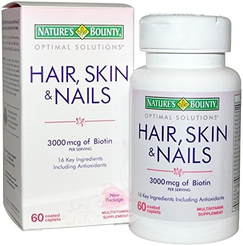 Vitaminas Para Fortalecer El Cabello, Las Uñas Débiles y Mejoran La Calida De Su Piel- 60 Capsulas