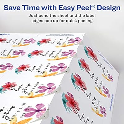 Featured image of post Avery Oval Labels With Sure Feed Laser &amp; Inkjet Printers 2 X 3-1/3 80 Glossy White Labels (22820)