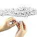 Quefe 800pcs Letter Beads Alphabet Beads with 1 Roll Elastic Crystal String Cord for Jewelry Making for Kids DIY Bracelets, Necklaces(6mm)