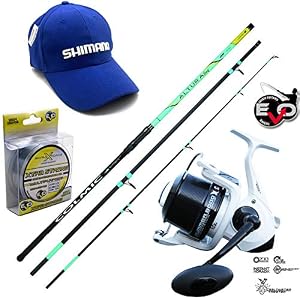 Agc Surfcasting Colmic Canne Altura Surf 4,20 M 100-200 G + Moulinet Hummer 8000 Xsc Big Pit Surf + Monofil Evo Xtra…