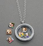 Do It Yourself Photo Glass Locket w/ Floating Photo Charms Kit
