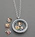 Do It Yourself Photo Glass Locket w/ Floating Photo Charms Kit