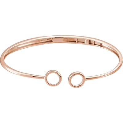Rose Gold Hinged Cuff Bracelet 14k, Inch Nigeria Ubuy