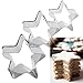COKOSIM Mini Cookie Cutter Set,15 Piece Fruit Biscuit Cutters,Multi Vegetble Animal Fruit Cutter Shapes for Kids