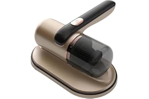 Bloepum Portable Handheld Dust Vacuum with UV Light for Mattresses, Wireless Mite Meter for Home Sofa Cleaning