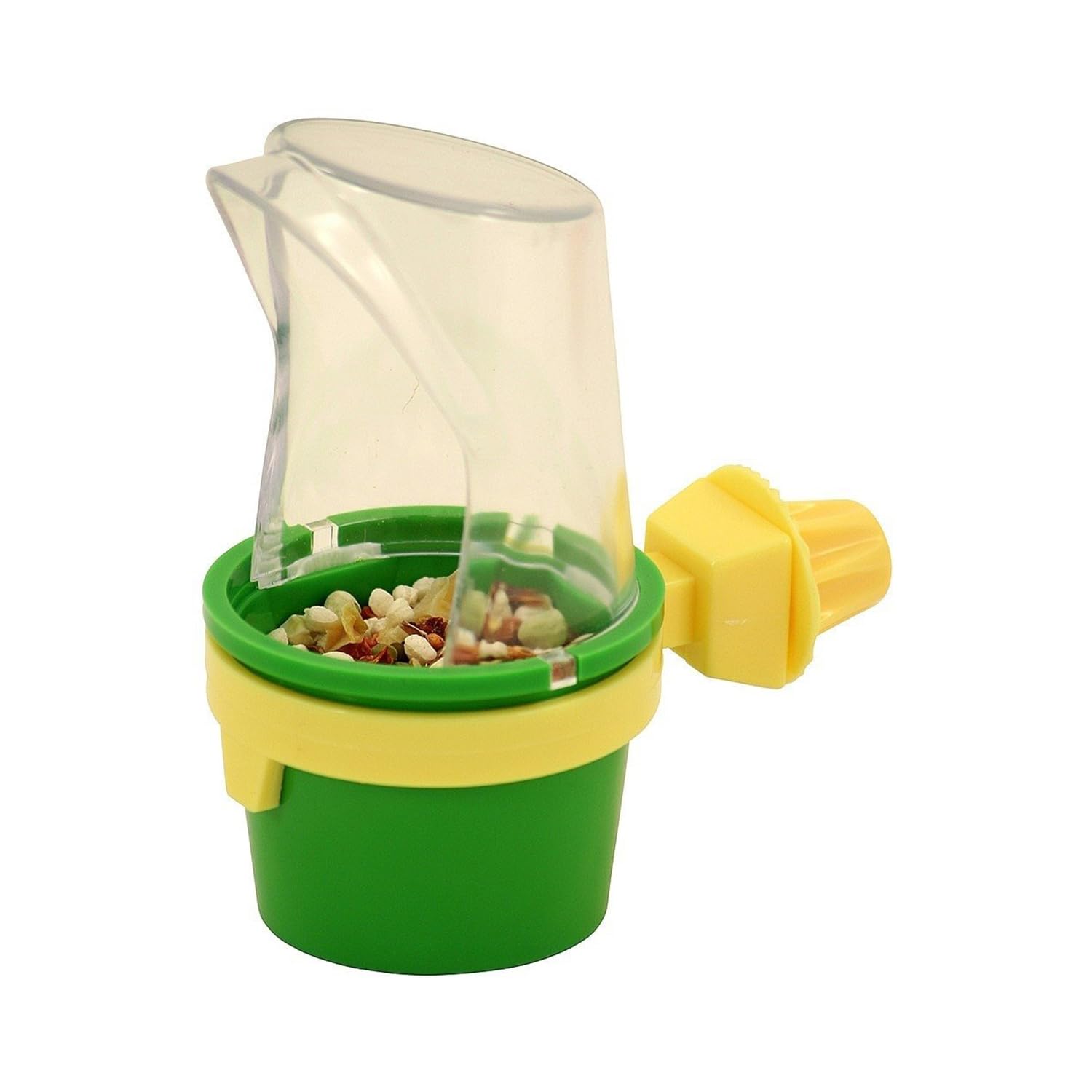 JW Clean Cup Bird Feeding Cup and Holder, For Bird Food or Water - Medium