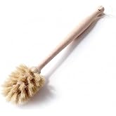 MI BRUSHAX Bottle Brush Cleaner,Solid Beech Wood Handle Tapered, Non-Scratch for Cleaning Coffee Cups,Mason,Thermos,Glass Bottle,Beer Bottles,Wine Bottles