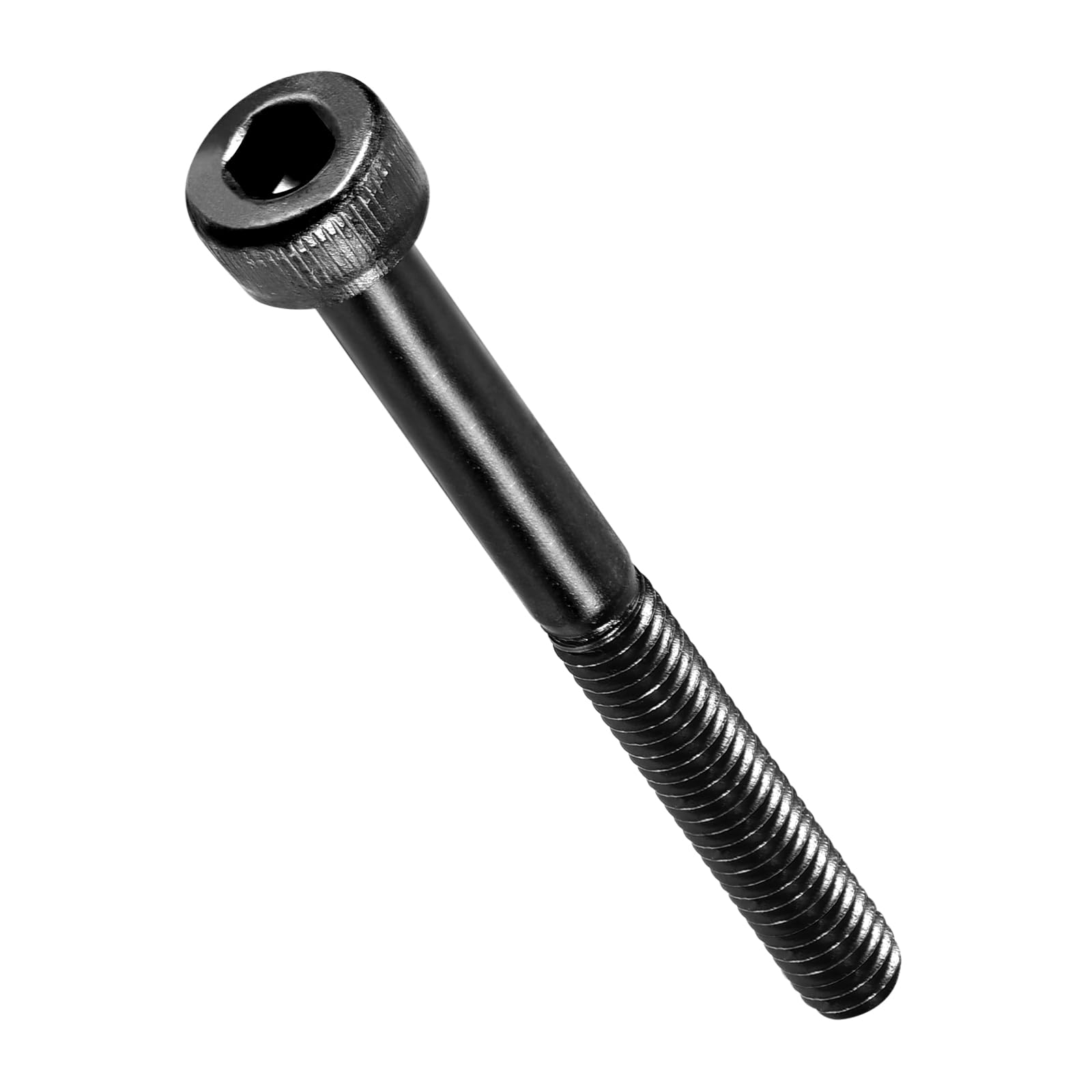 METALLIXITY Socket Head Cap Screws(M4-0.7x45mm)50Pcs, Carbon Steel Allen Socket Drive DIN912/ISO4762 Metric Oxide - Machine Grade 12.9 Internal Hex Screw UNC Coarse, Black โ image 1