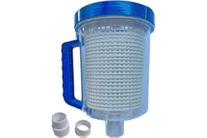 The Symple Company Standard Pool Leaf Canister Includes Mesh Basket, Suction of Debris/Leaves for Automatic Swimming Pool Cleaners/Filter