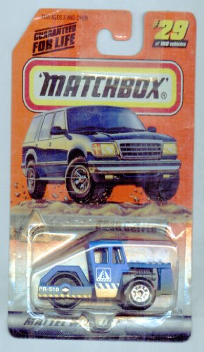 Matchbox 1999-29/100 Series 6 Road Work BLUE Road Roller 1:64 Scale