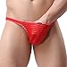 iKingsky Men's Sexy Transparent G-string Low Raise Thong Underwear Pack of 6 (Large, Style 1)