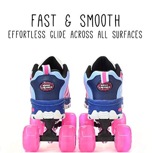 image for Pacer Roller Skates for Girls and Boys/Adults and Kids | Sonic Cruiser