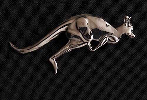 Kangaroo Brooch- sterling silver 58mm