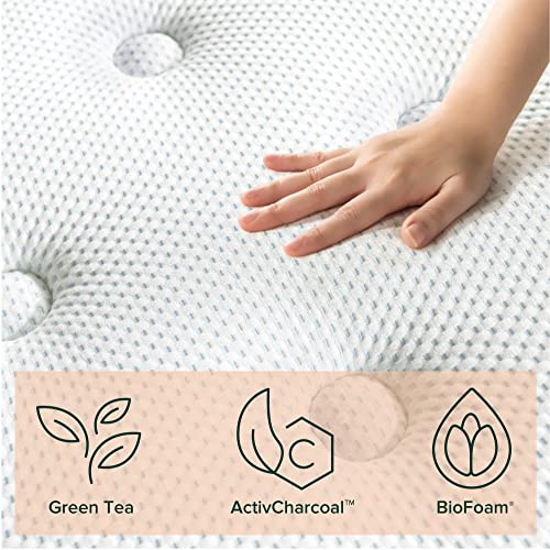 ZINUS 14 Inch Green Tea Cooling Gel Memory Foam Hybrid Mattress