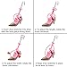 Minerva Shoe Stretcher for Women High Heel Shoes, Tough Plastic Shoe Trees for Women Shoes Width and Length - 2 Way Adjustable Shoe Shaper (Women's Size 5-9)