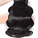 Kbeth Hair Body wave bundles Human Hair body wave14 16 18 for Black Women Brazilian Virgin Hair bundles with 4x4 closure (Bundles with closure, BW 14 16 18)