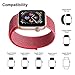 AdMaster Compatible for Apple Watch Band 38mm 40mm, Soft Nylon Sport Loop Replacement Wristband Compatible iWatch Apple Watch Series 4/3/2/1 Hibiscus