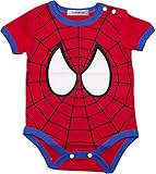 Stylesilove Super Hero Baby Boy Costume Jumpsuit (6-12 Months, Red Spiderman)