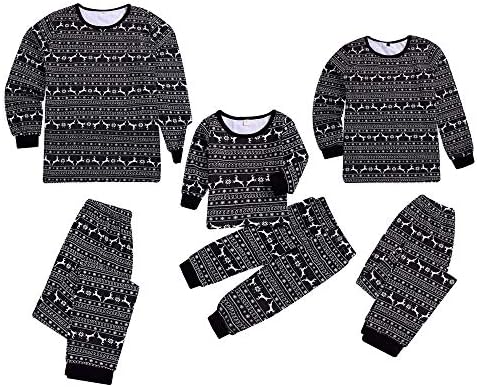 Gooldu Family Christmas Pajamas Kid Boys Girls Red Stripe Xmas Holiday Pjs Cotton Pyjamas Sets