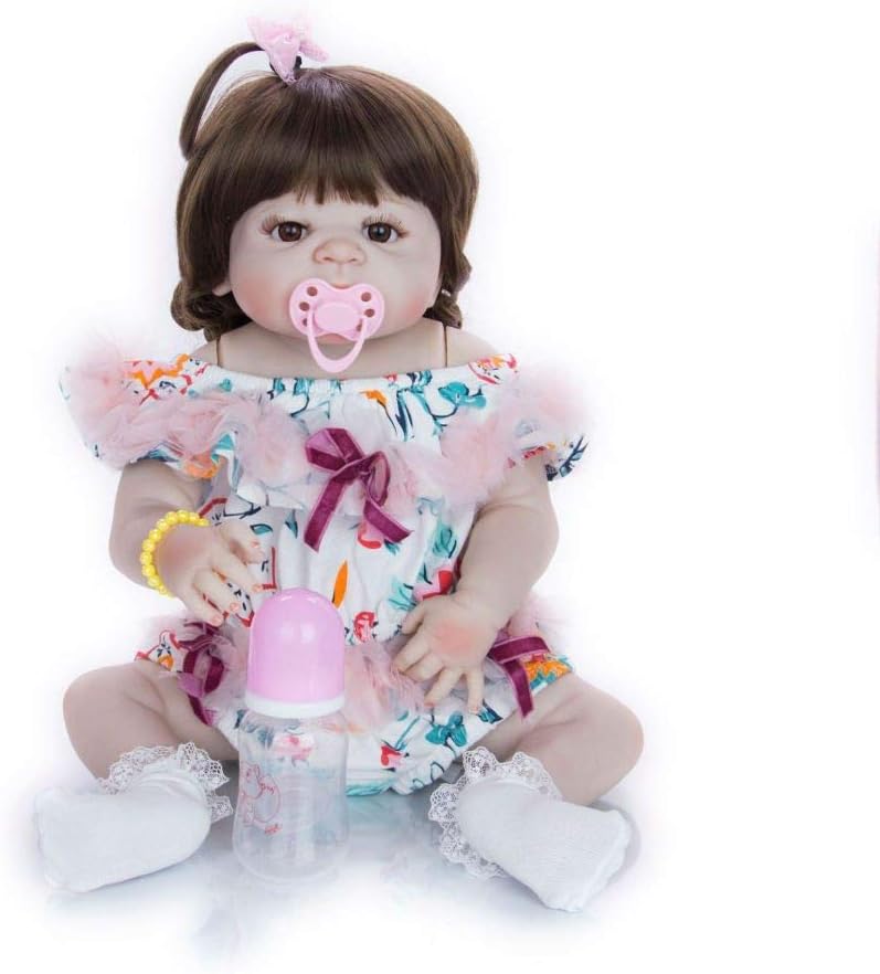 Prezzo WYCD Bambola Rinata Simulazione Silicone Realistico Ragazzo Ragazza Bambina Giocattolo Gemello(Girl) 22 Pollici 57cm Offerte