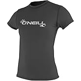 O'Neill Women’s Basic Skins Short Sleeve Sun Shirt, UPF 50+ Sun and Rash Protection for Surfing and All Outdoor Activities