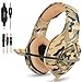 Gaming Headset Compatible PS4 New Xbox one PC Mac, ONIKUMA Over Ear 3.5mm Headphones with Mic Noise Isolating Deep Bass Surround for Game by AFUNTA -Camouflage