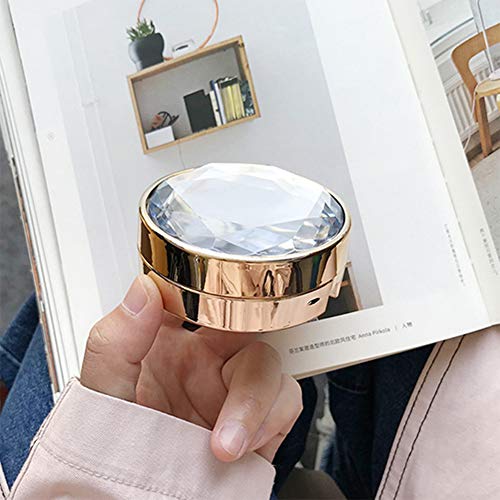Frjjthchy Plastic Contact Lens Case Container with Mirror Portable Travel Eye Care Kit,Included Tweezers and Applicator (Blue)