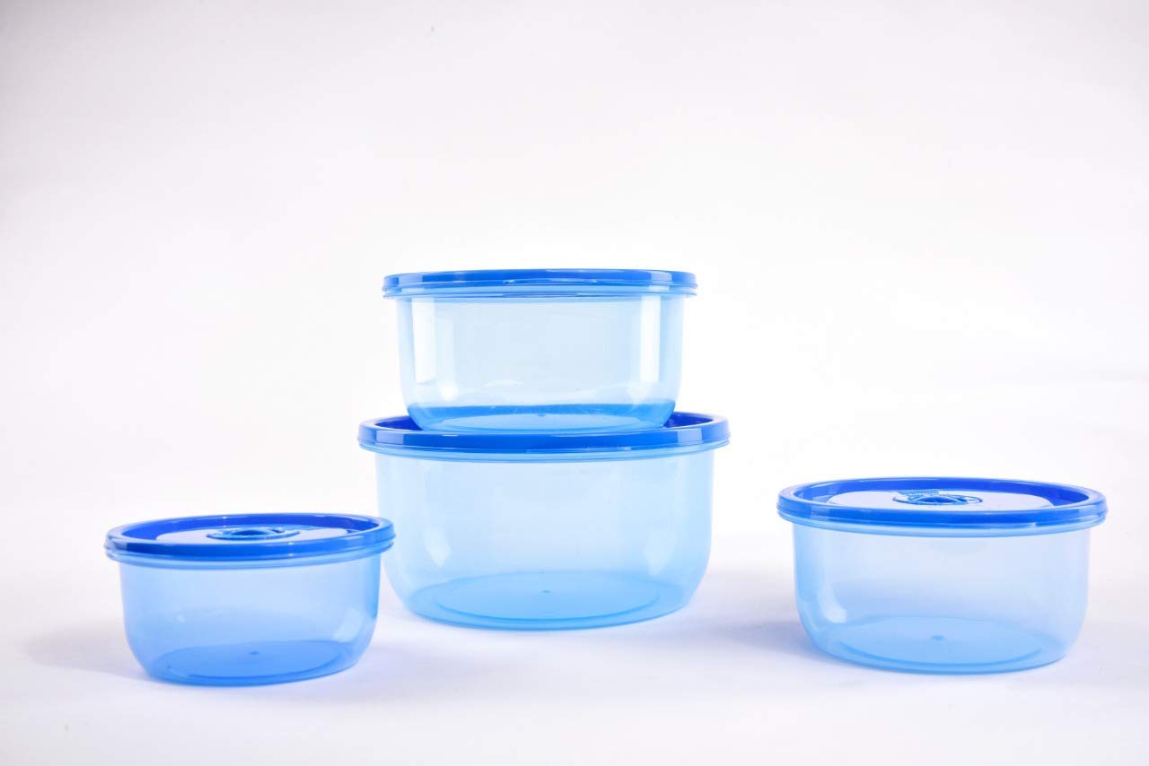 Buy QUALIQ Food Saver Lunch, Picnic & Leftover Multipurpose Plastic Container Combo Set of 4