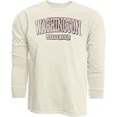 Blue 84 NCAA Unisex-Adult NCAA Officially Licensed Long Sleeve T-Shirt Ivory Dyed Ringspun Vintage