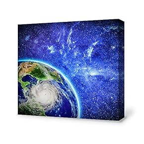 Canvas Wall Art for Living Room,Bedroom Home Artwork Paintings Earth Ready to Hang - 12x12 inches