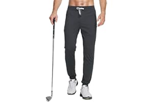 M MAELREG Mens Sweatpants with Zipper Pockets Stretch Workout Training Running Track Athletic Pants Golf Joggers for Men