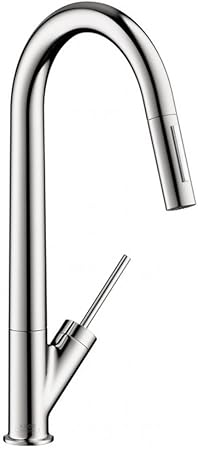 Axor Starck Luxury 1 Handle 18 Inch Tall Kitchen Faucet With Pull