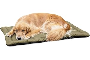 K9 Ballistics Tough Ripstop Dog Crate Pad - Durable, Machine Washable Kennel & Travel Mat for Large Dogs, 41 x 27 Fits 42" Wire Crates, Sage Green