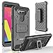 LG V20 / H910 / H918 / LS997 / US996 / VS995 Case, INNOVAA Slick Armor Holster W/ Kickstand W/ Free Screen Protector & Stylus Pen - Black