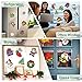 HUFUN 12 Pack Christmas Window Clings Christmas Decorations Indoor Xmas Clings Window Stickers Christmas Window Decals Snow Flake Santa Claus, Snowman Multiple Styles Reusable