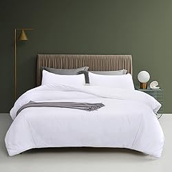 Houseri White Comforter King Size, 3 Pieces