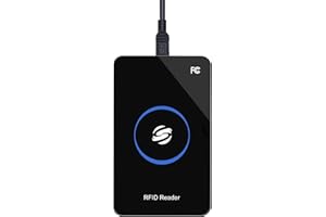 RFID Reader,Ajfwm ID IC Card Reader Scanner RFID Reader Long Range 125KHz/13.56Mhz Dual Frequency Reads TK4001 EM4100 ID IC NFC Card Access Control System Home Again