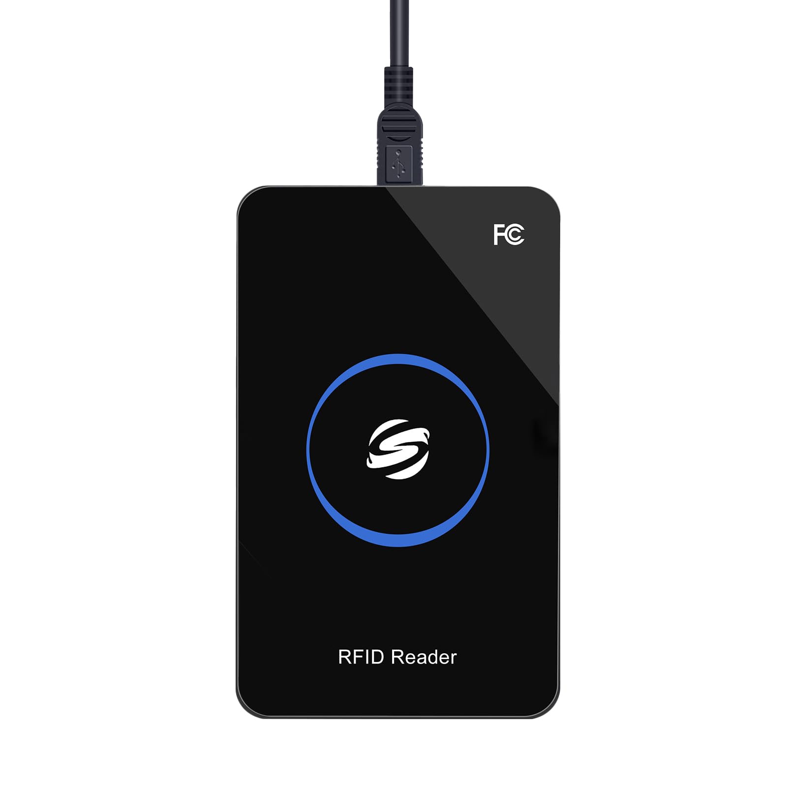 Photo 1 of RFID Reader,Ajfwm ID IC Card Reader Scanner RFID Reader Long Range 125KHz/13.56Mhz Dual Frequency Reads TK4001 EM4100 ID IC NFC Card Access Control System Home Again
