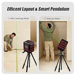 Laser Level Self Leveling 100Ft, Green Cross Line